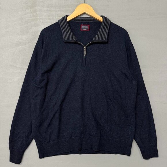 UNTUCKit 100% Merino Wool 1/4 Zip‎ Sweater Pullover XXL - Picture 1 of 3